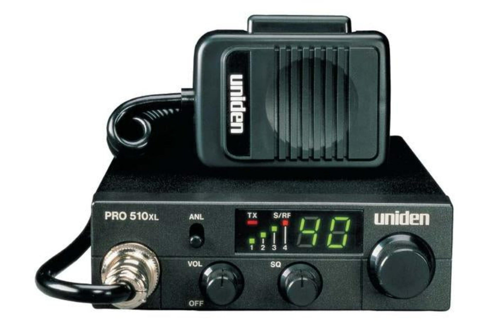 40 channel compact mobile cb radio PRO510XL cb radios uniden