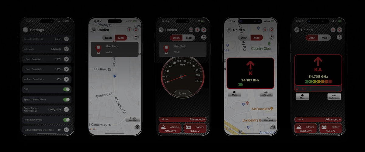 RTACH App: Beginner to Expert Radar Detector Control – Uniden America ...