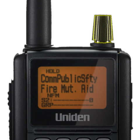 Volume and Squelch Knob for BC346XT image 2