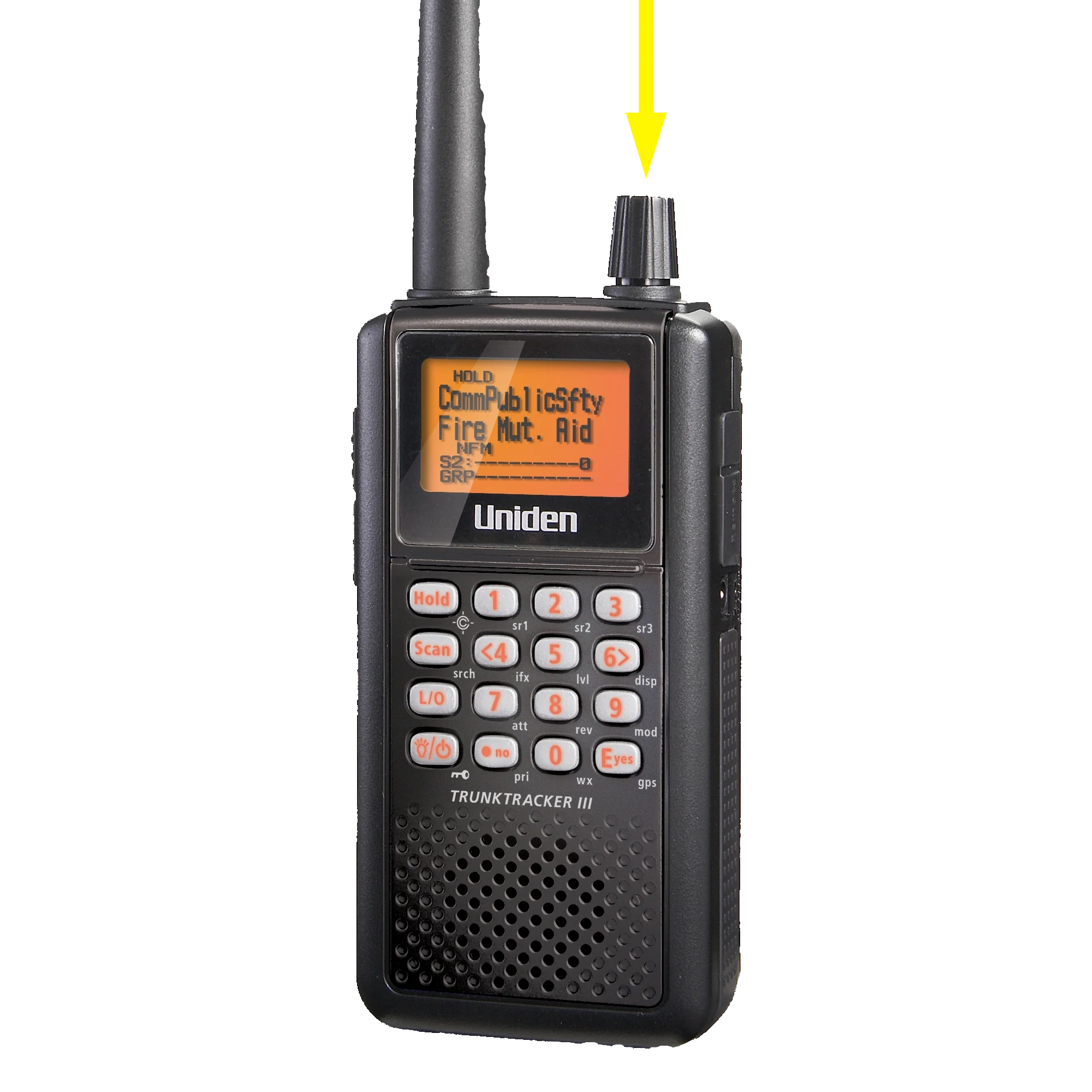 Volume and Squelch Knob for Uniden BC346XT Radio Scanner