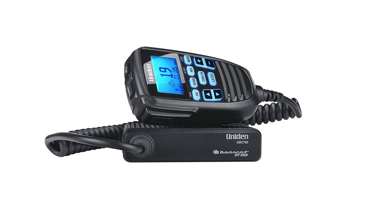 CMX760 Bearcat Off-Road Compact CB Radio with Mic Display Uniden