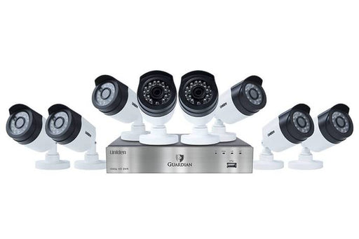 1080P wired security system 8 channel 8 camera G6880D2 security system uniden