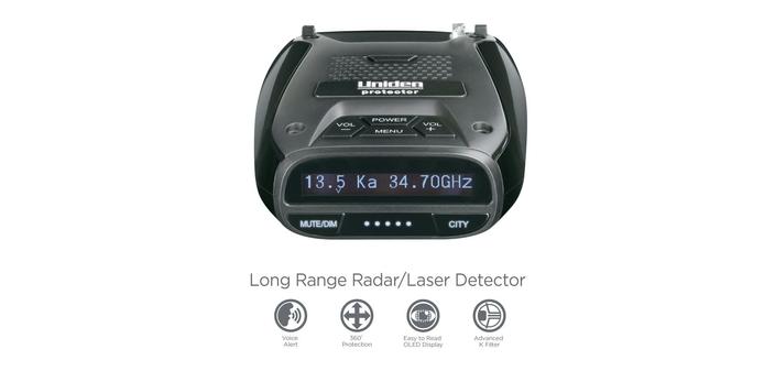 DFR6 Super Long Range Laser Radar Detector with Voice Alerts — Uniden  America Corporation