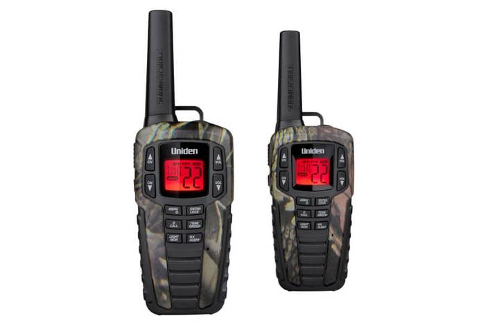 2 two way radio charger headset SX377-2CKHSM walkie talkie uniden