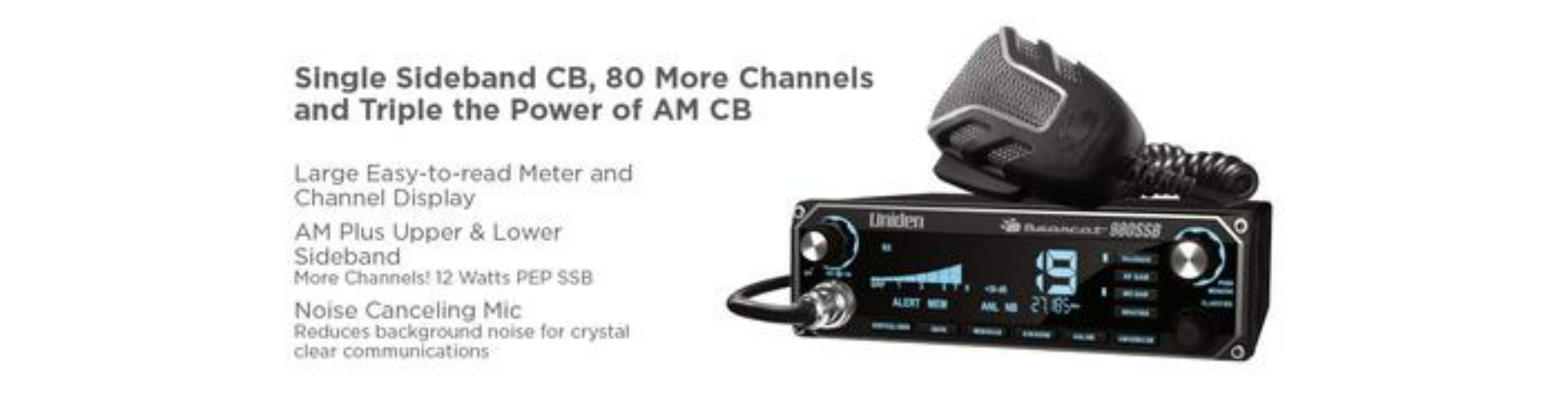 3 40 channel SSB CB radio with 7 color display BEARCAT980 cb radio uniden