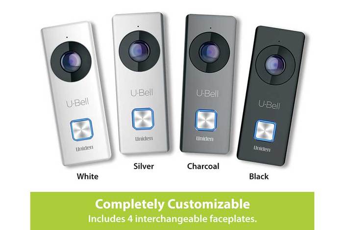 6 u bell wireless video doorbell DB1 security cameras uniden