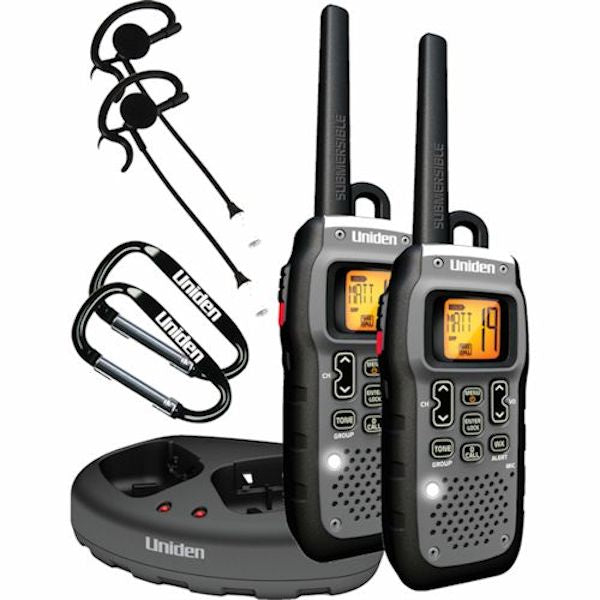 50-Mile Submersible GMRS/FRS Two-Way Radio Damaged Package