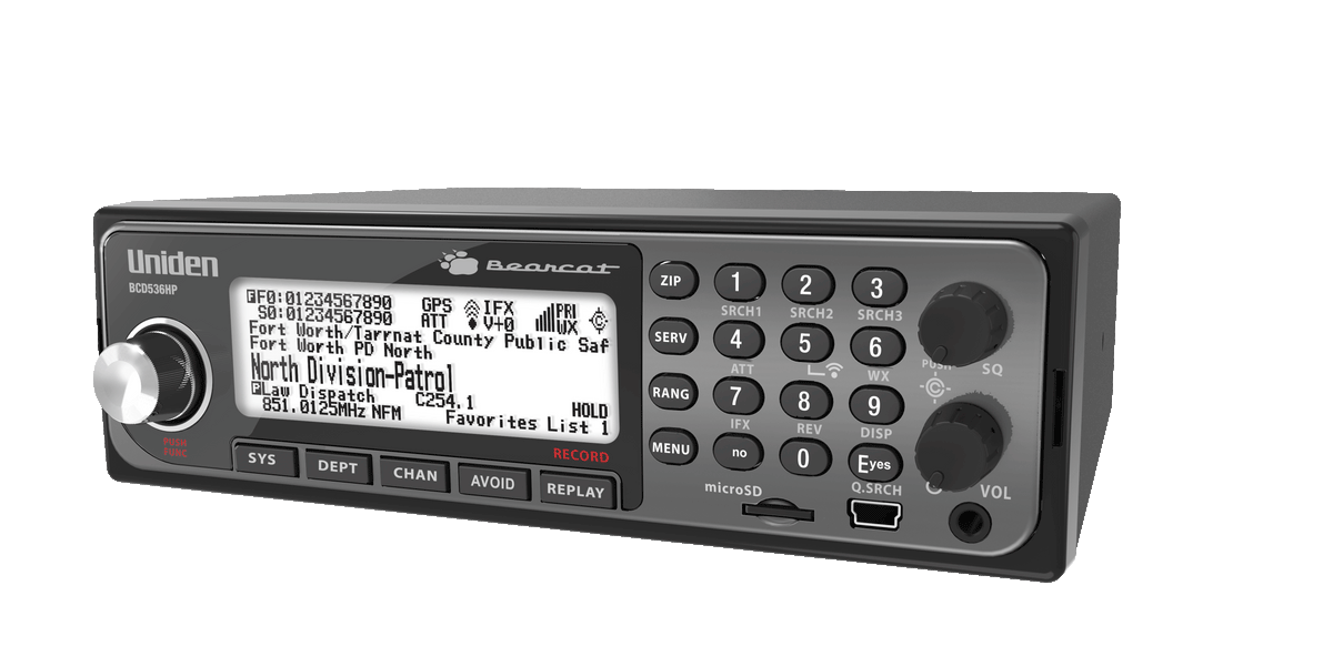 BCD536HP HomePatrol Series Wi-fi Digital Scanner — Uniden America  Corporation