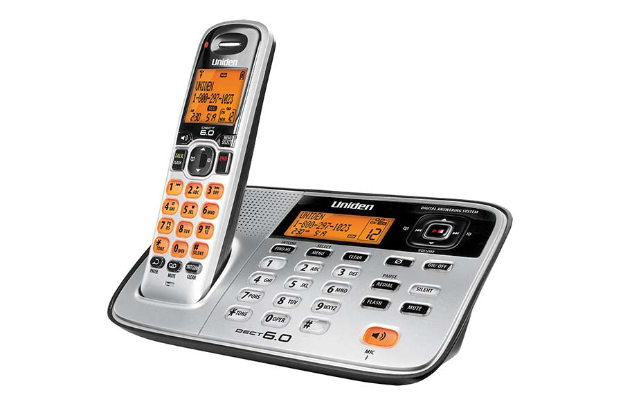 DECT 6.0 Cordless Phone with Digital Answering System w/ 1 Handset D1685