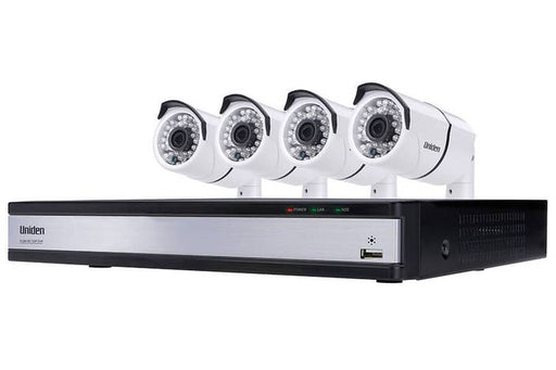 DVR security system 4 camera 720P UDVR85x4 security system uniden