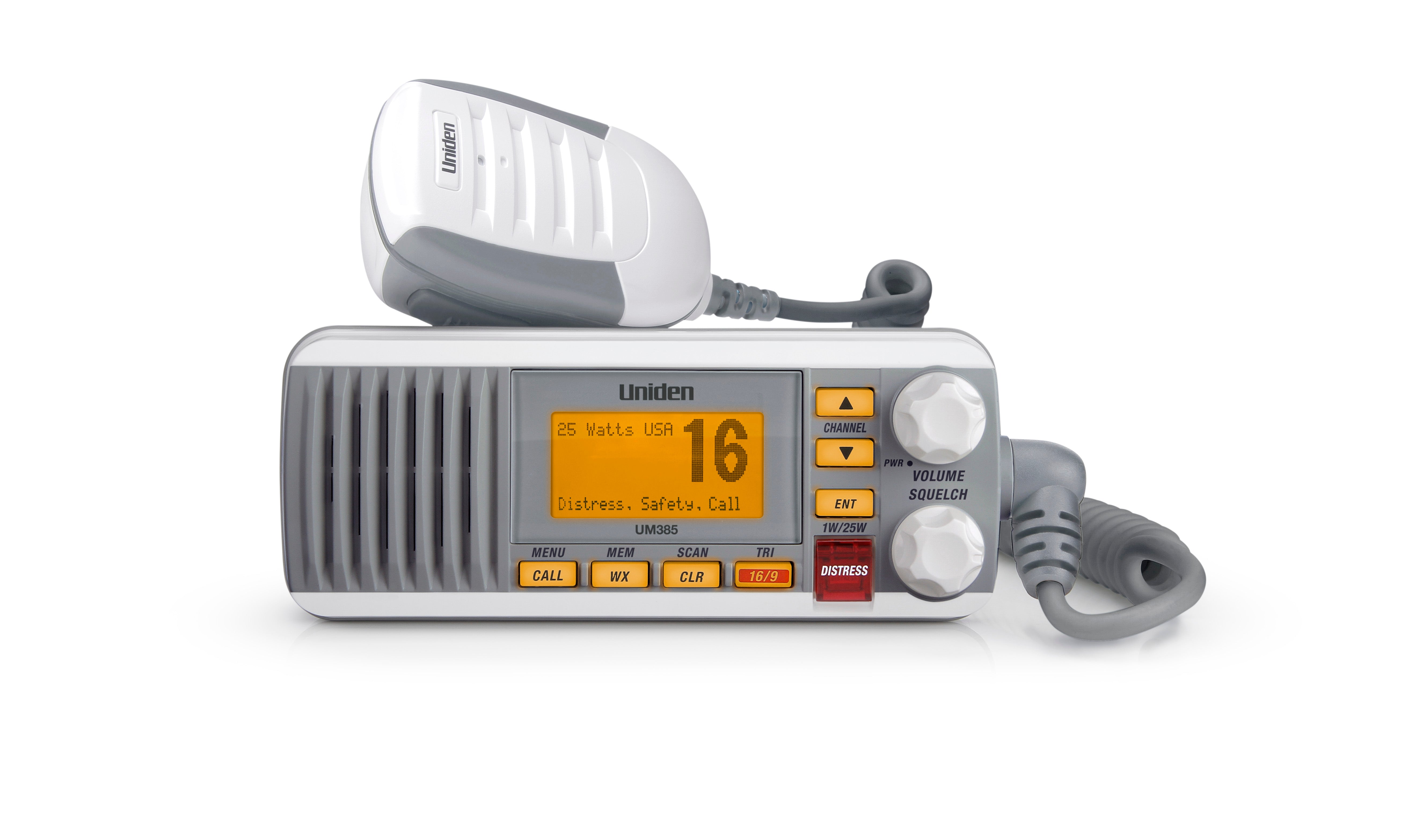 UM385 Fixed Mount Marine Radio with DSC (White)