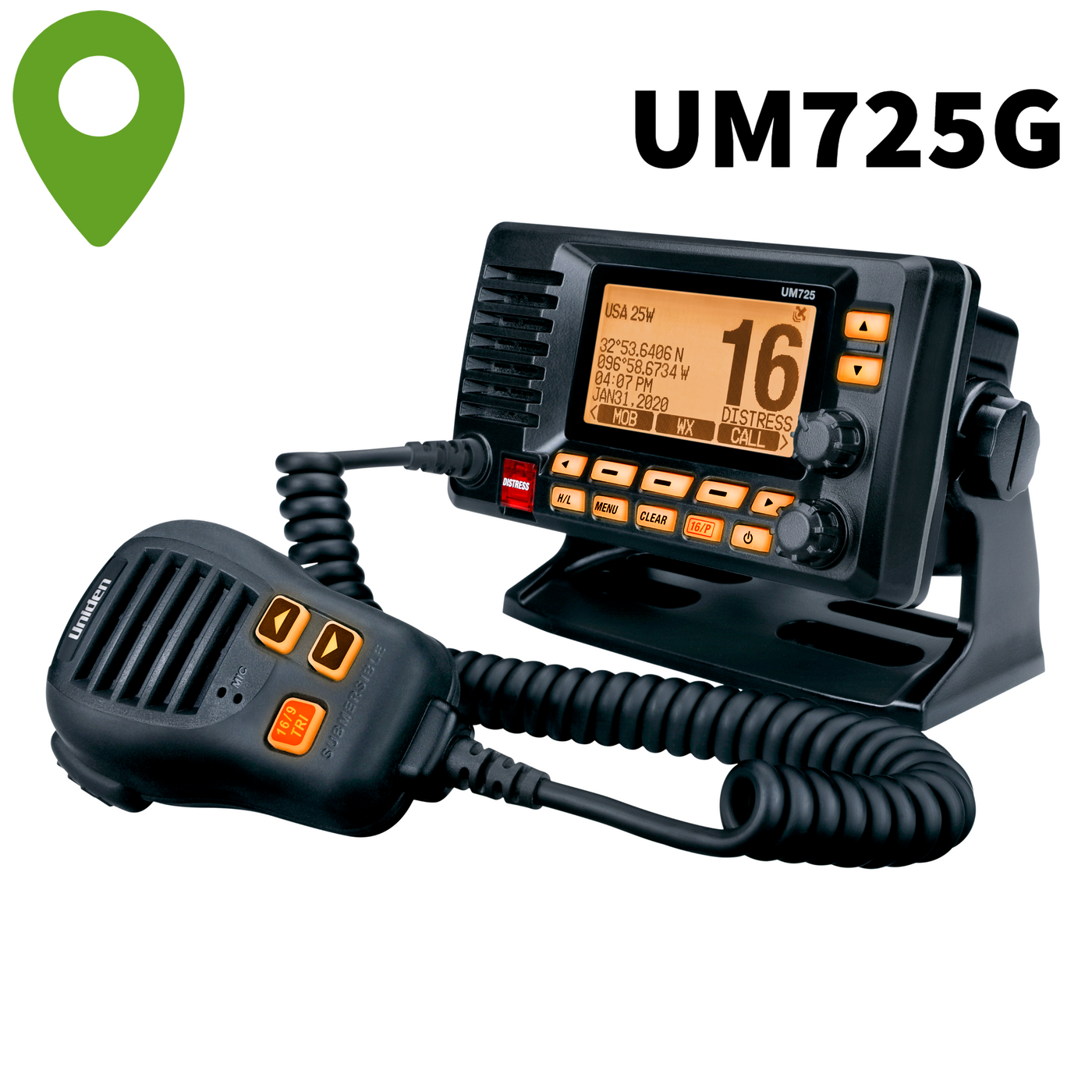 UM725 Fixed Mount Marine Radio — Uniden America Corporation