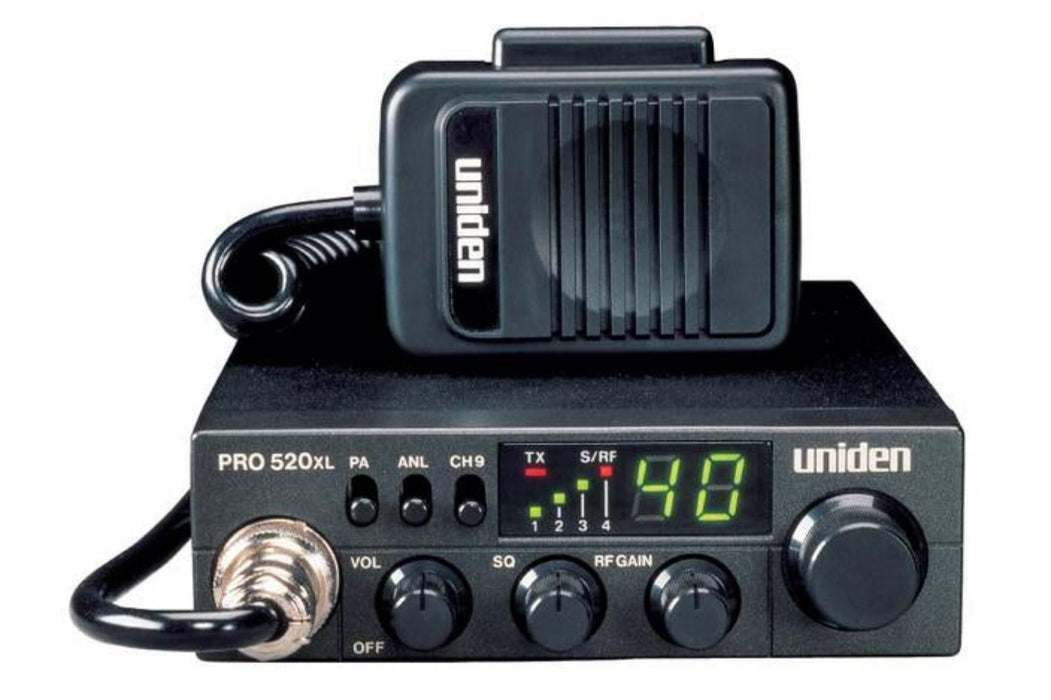 compact mobile cb radio PRO520XL cb radio uniden