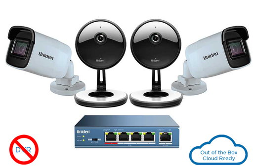 outdoor security cloud system 4 camera UC4202 security system uniden