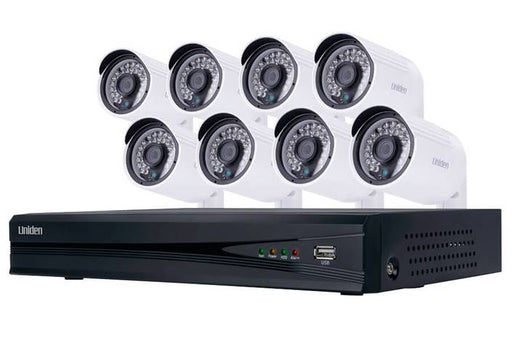security system 8 camera 1080P UNVR85x8 security system uniden